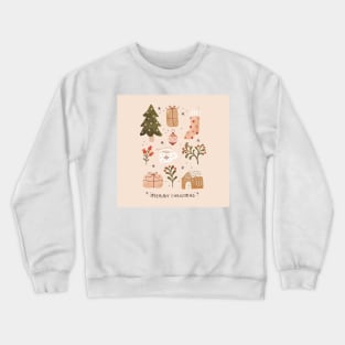 Christmas Collage Crewneck Sweatshirt